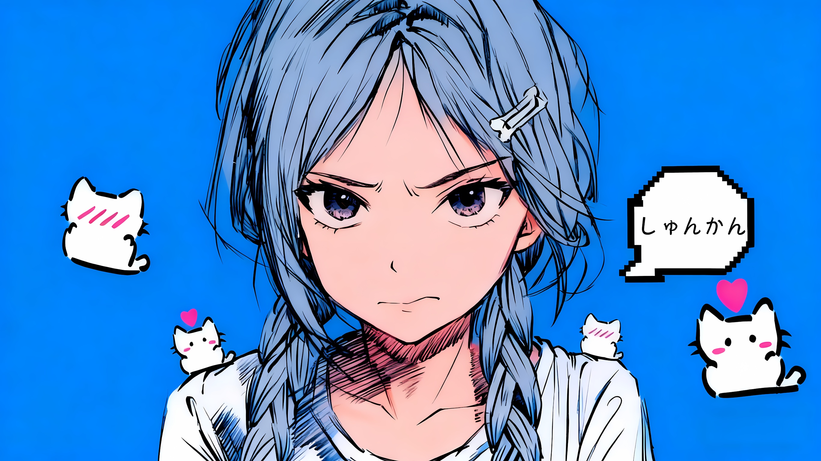 双马尾小猫